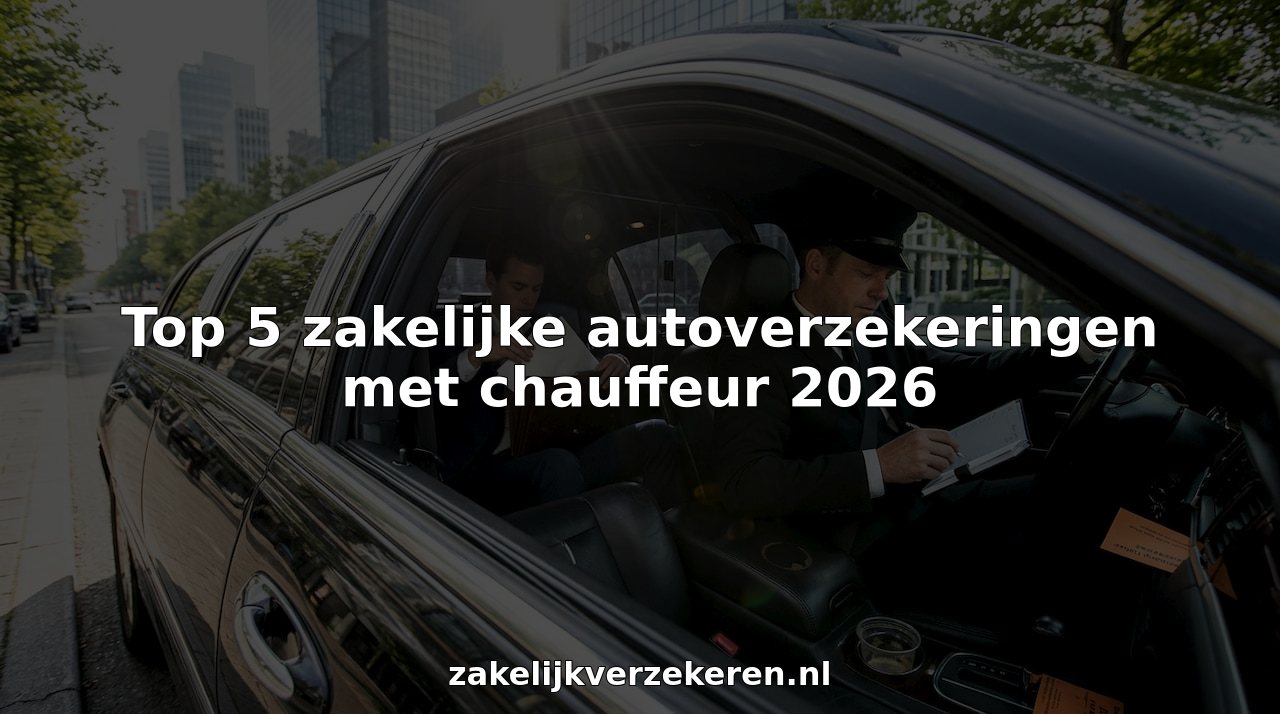 Een zakelijke chauffeur zet een passagier af bij de ingang van het kantoor.