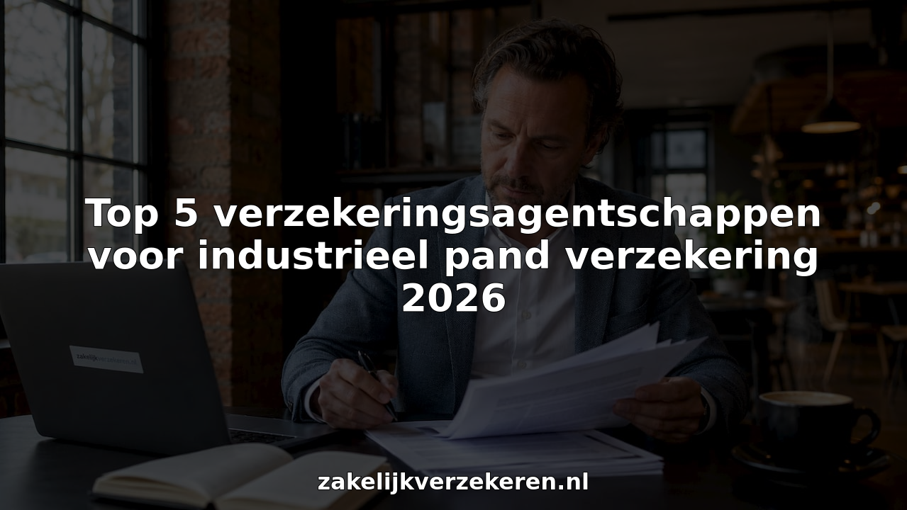 Top 5 verzekeringsagentschappen voor industrieel pand verzekering 2026
