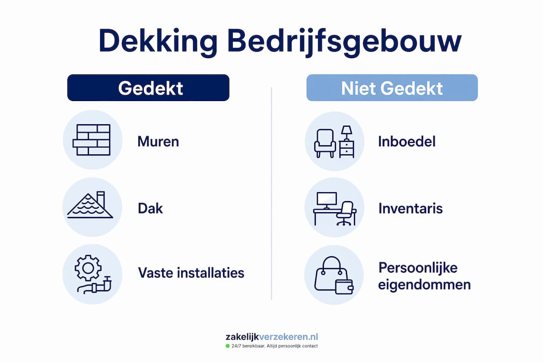 Infographic: wat is er allemaal verzekerd in uw bedrijfsgebouw?