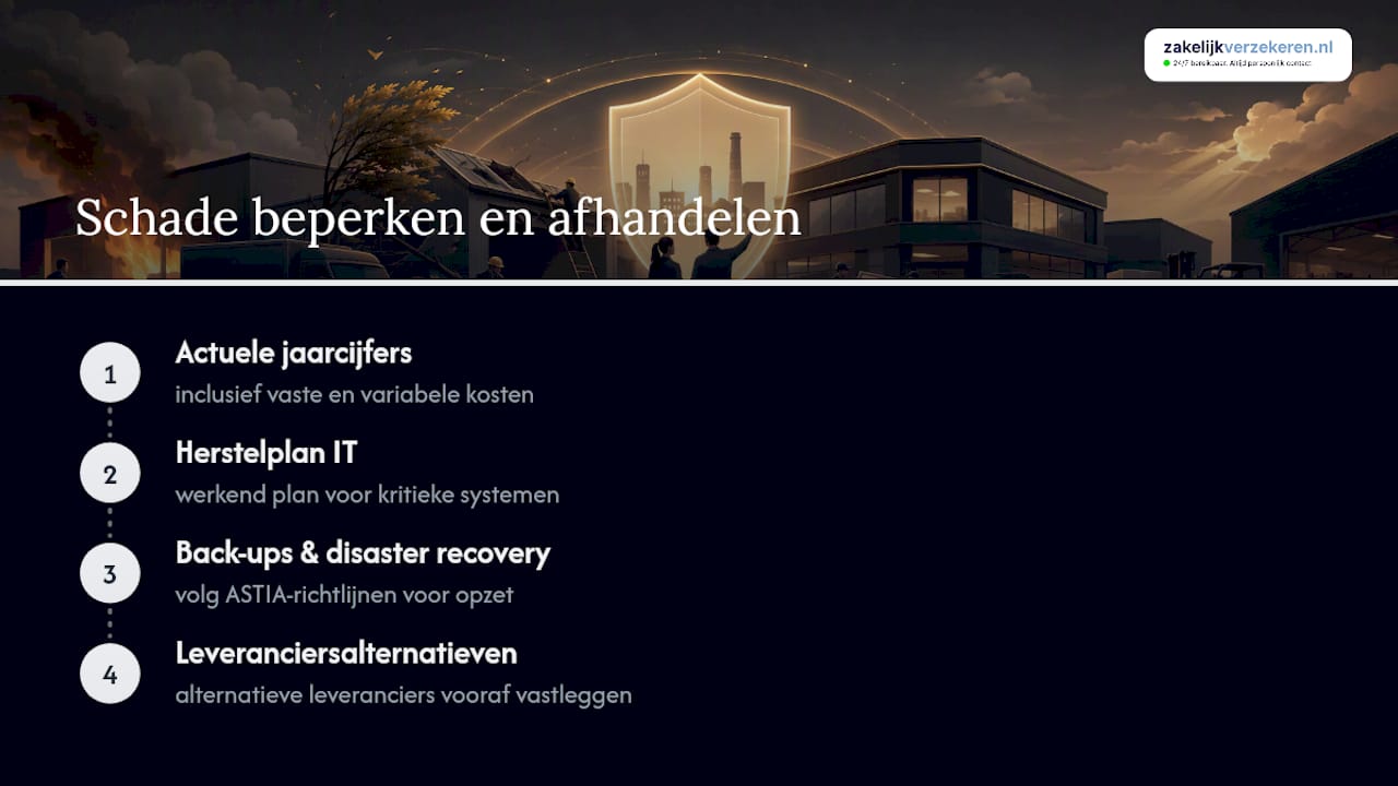 Zo beperk je schade en versnel je de afhandeling — overview diagram