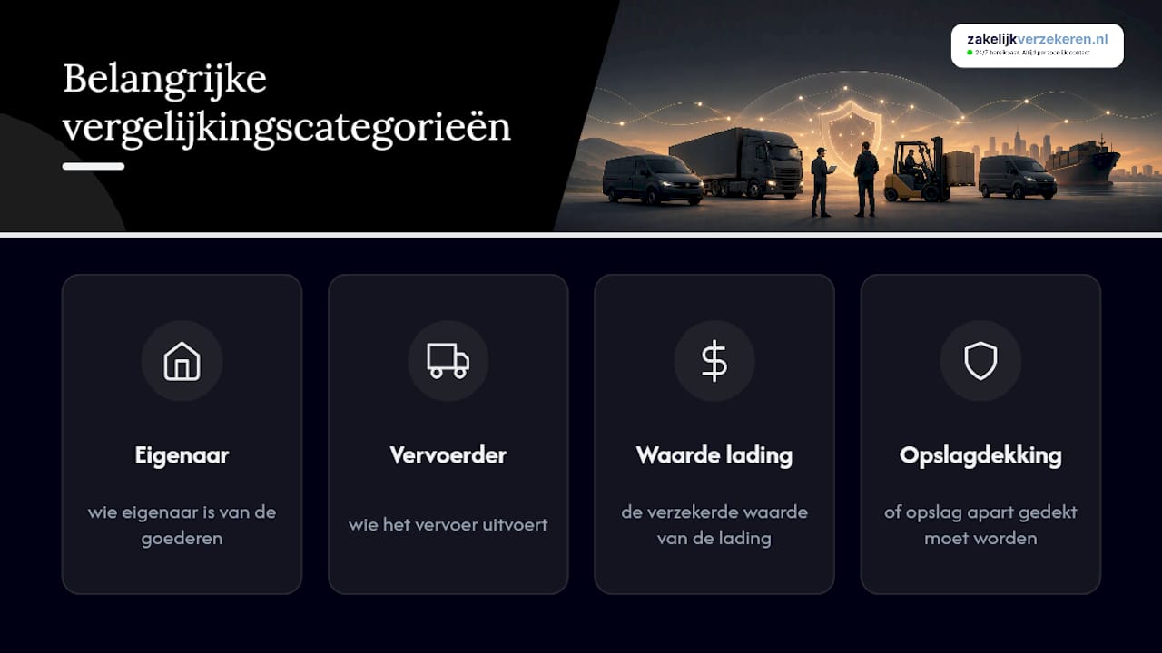 Vier belangrijke aandachtspunten bij transportverzekeringen