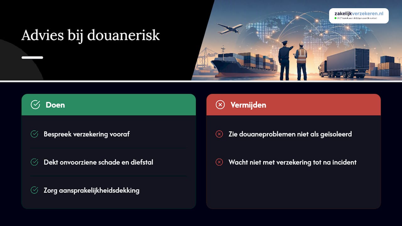 Perspectief van een adviseur: hoe wij kijken naar douanerisico's — overview diagram