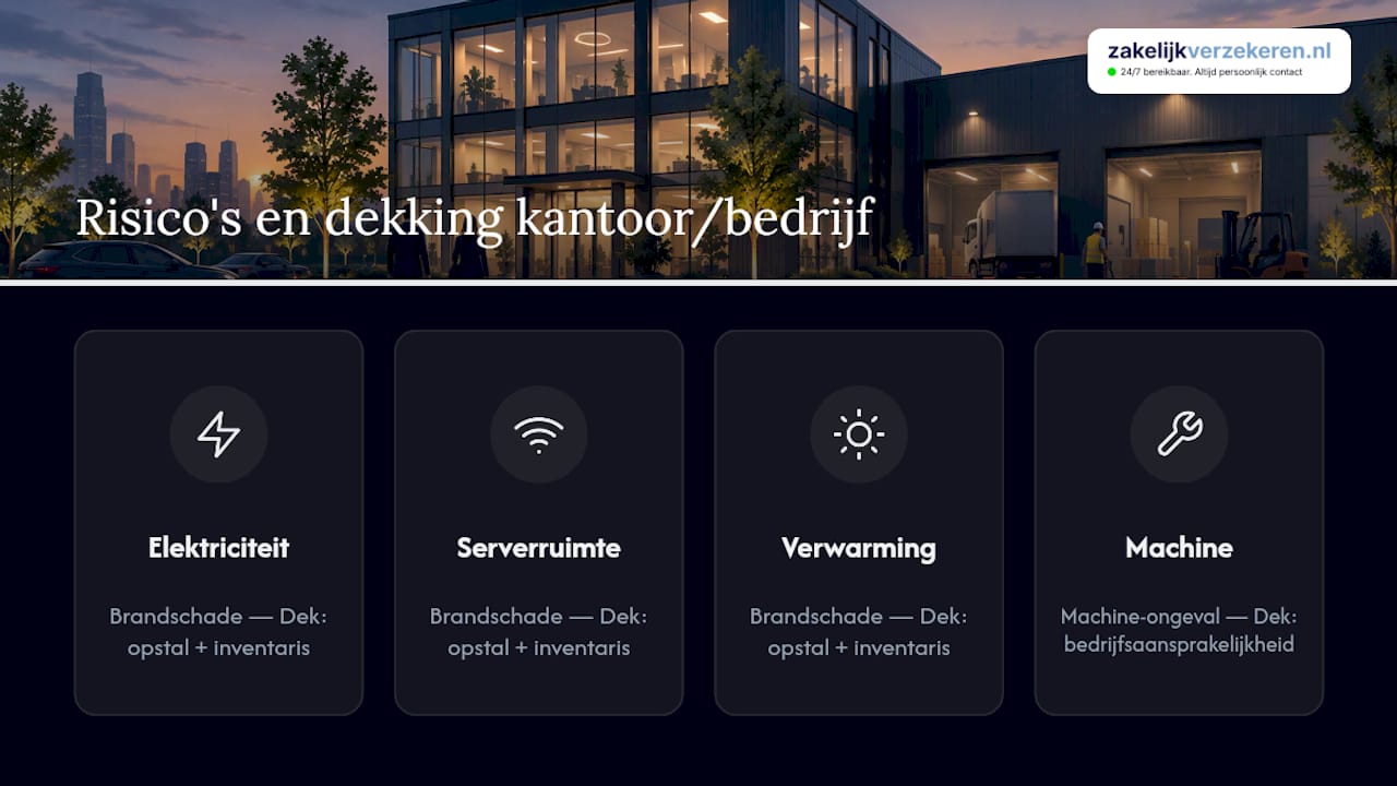 Risico’s en verzekeringen voor bedrijfspanden