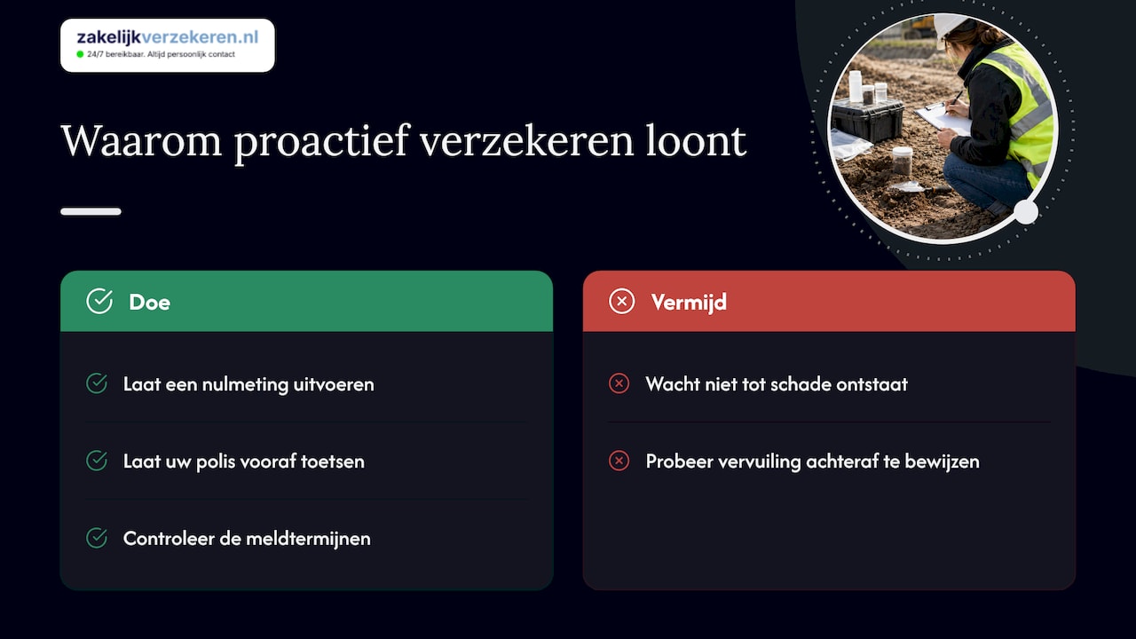 Waarom proactief verzekeren bij bodemrisico's loont — overview diagram