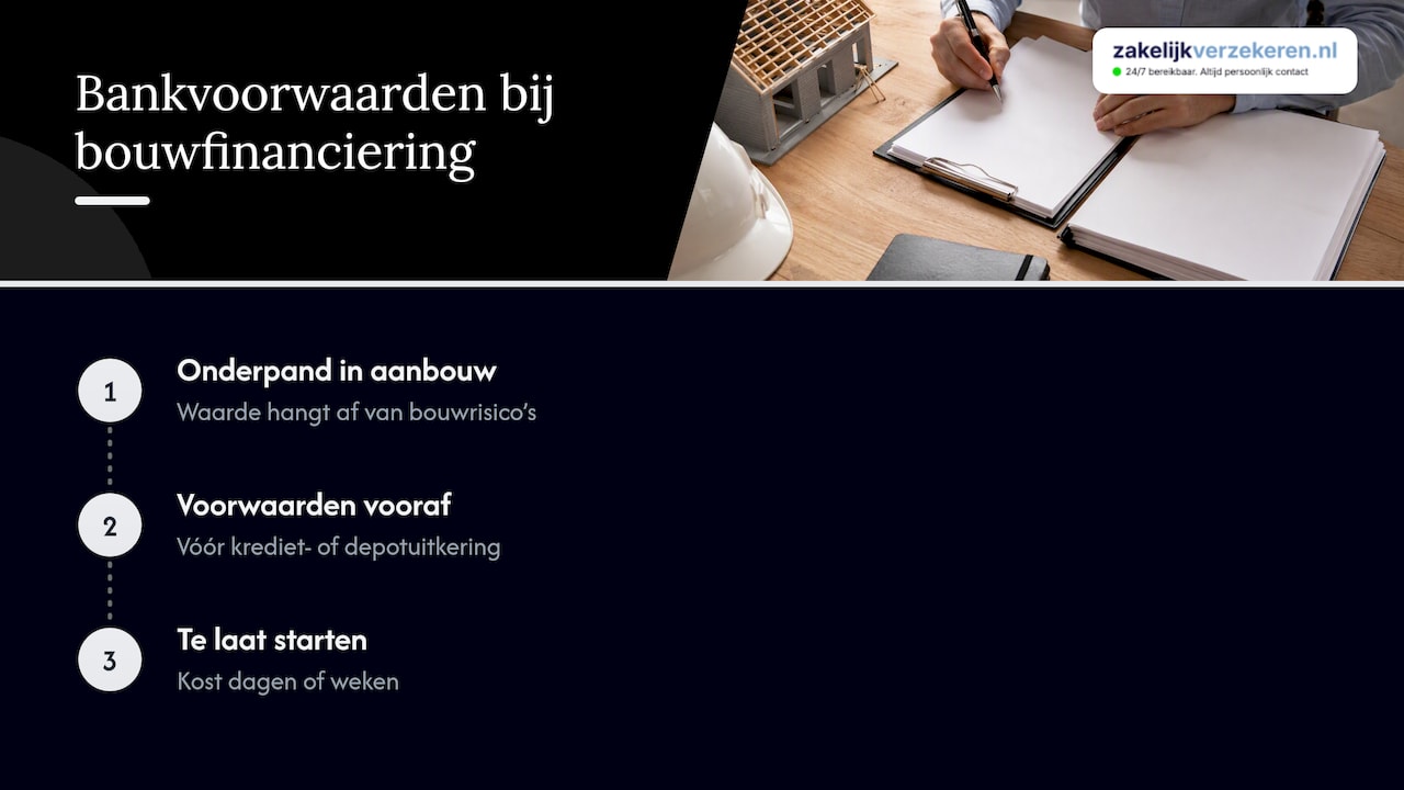 Waarom de bank zich met je bouwverzekering bemoeit — overview diagram
